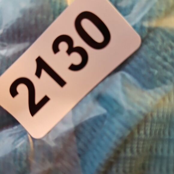 WILDFOX Top Womens XL Soft Knit Pullover V Neck Turquoise Long Sleeve - Picture 8 of 9